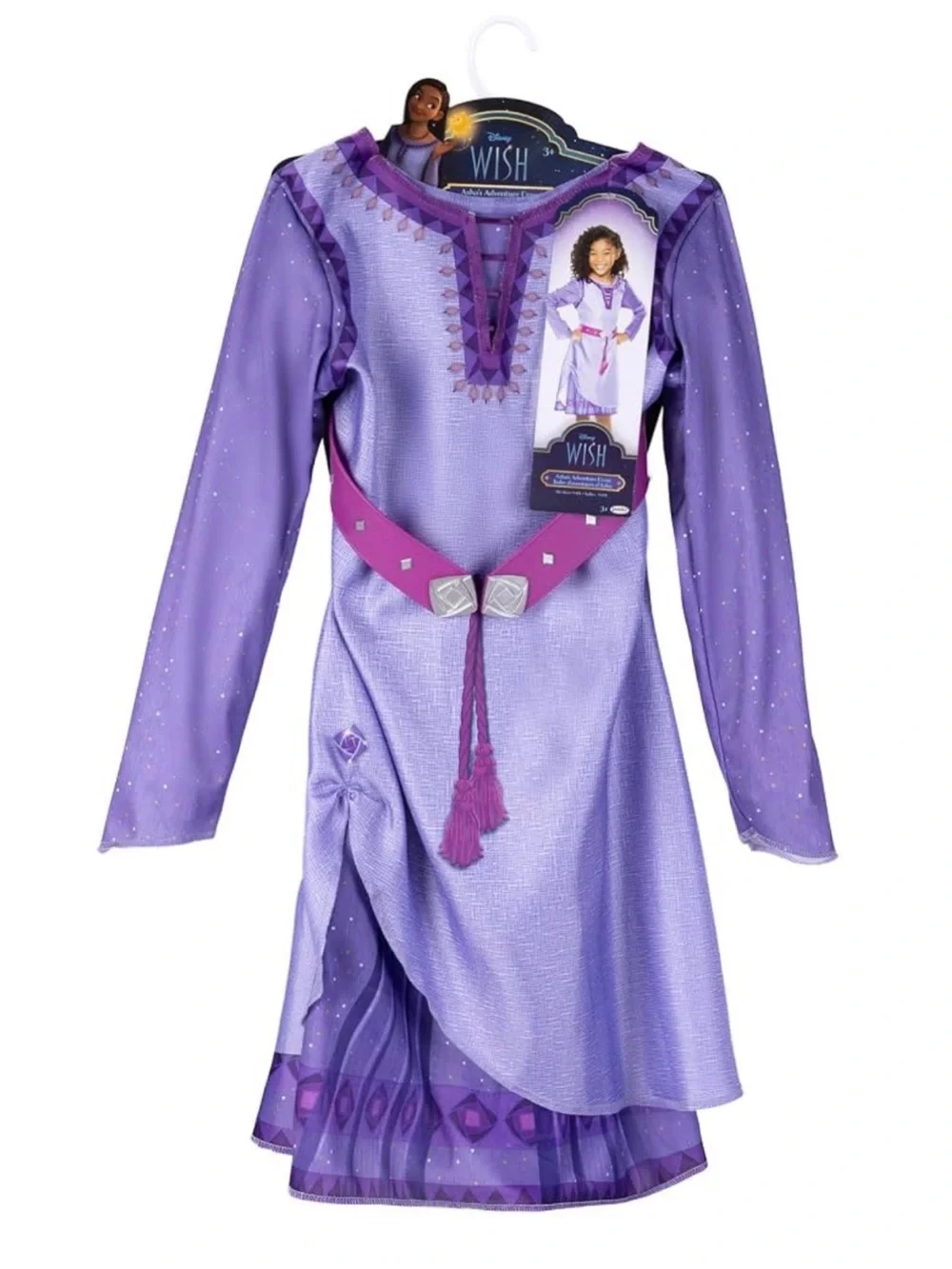 Disney ✨ WISH ✨ ASHA'S ADVENTURE DRESS COSTUME SIZE 4-6X 🌟NWT🌟